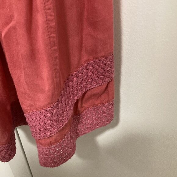 Poupette St Barth Girls’ Sasha V-Neck Mini Dress in Dusty Rose. Size XL (12-14). - Picture 6 of 10